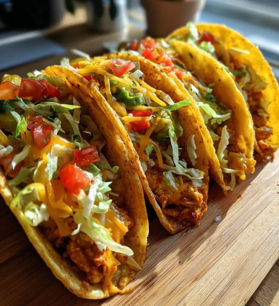 Dill Pickle Ranch Smash Chicken Tacos