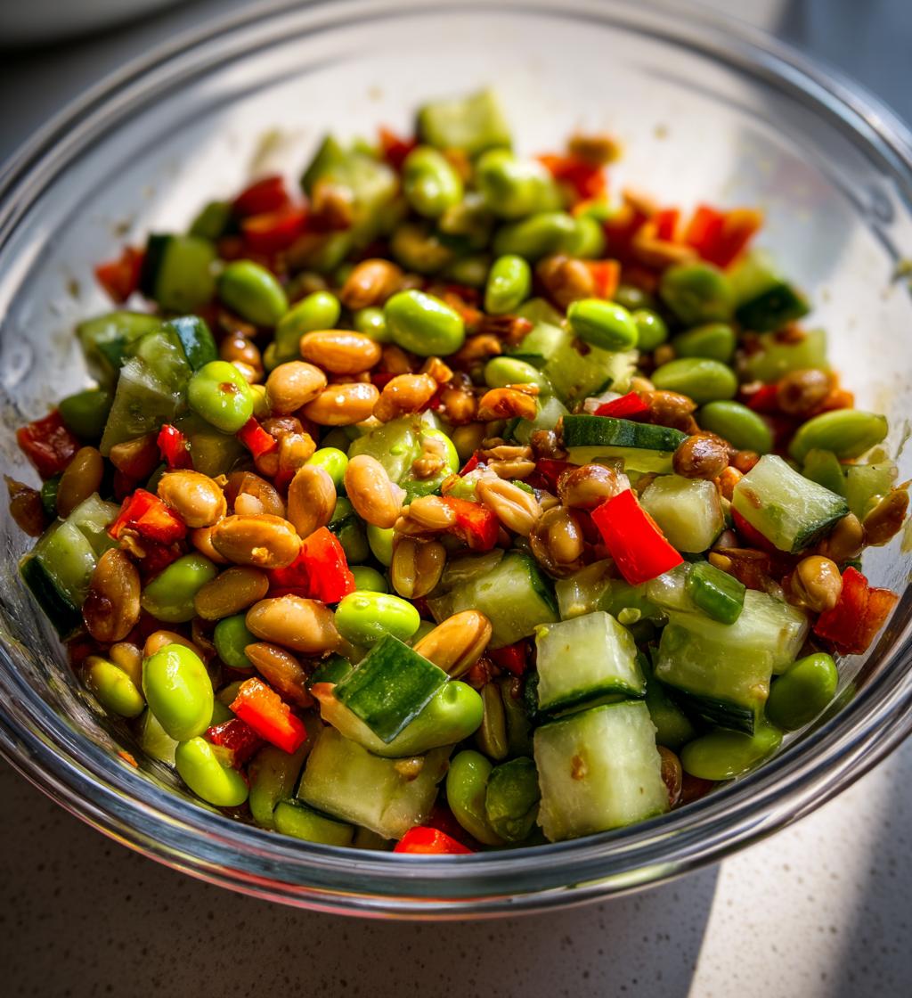 Edamame Peanut Salad - detail 1