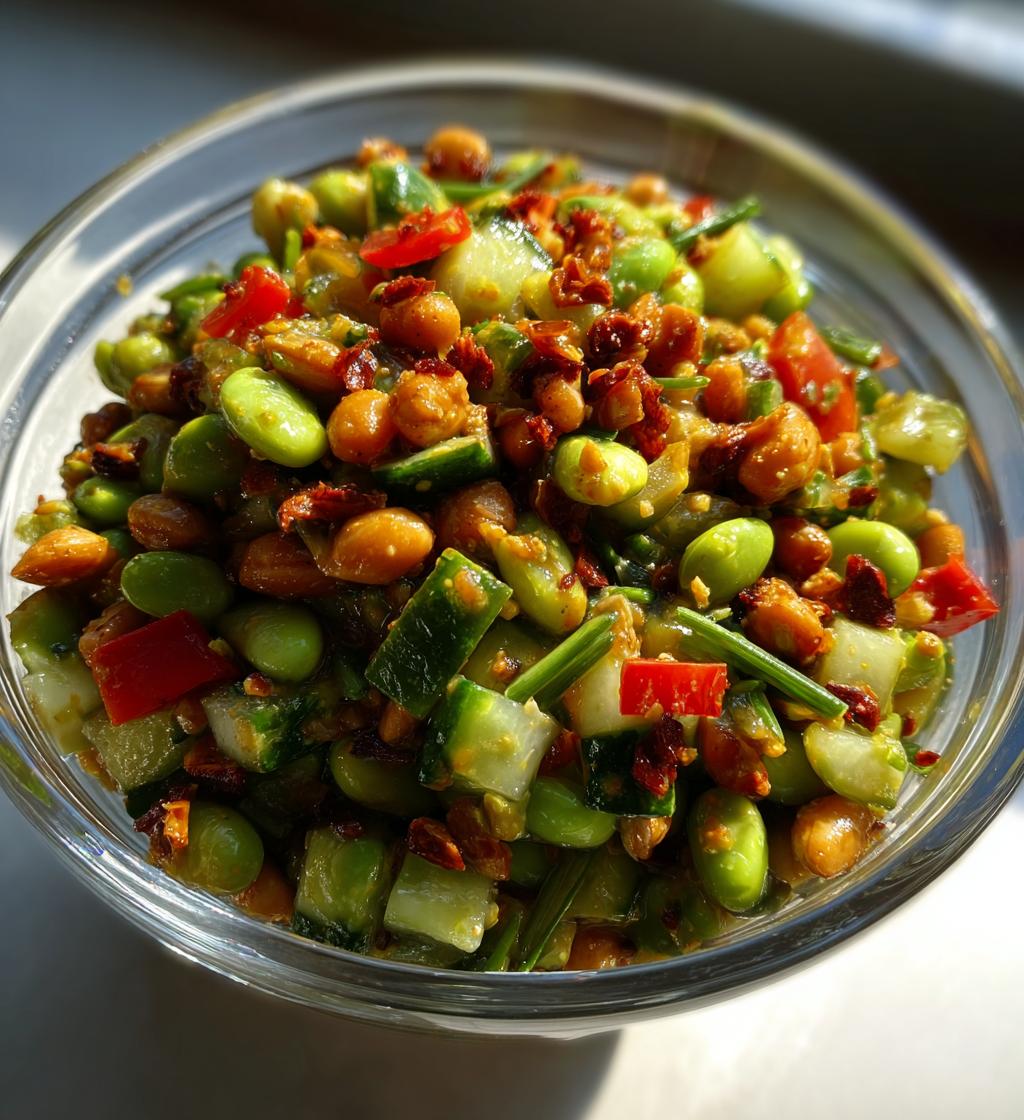 Edamame Peanut Salad