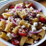 Feta Cranberry Rigatoni Salad