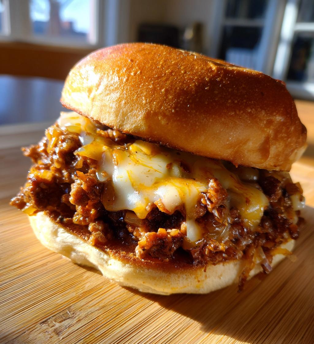 French Onion Beef Sloppy Joes - detail 1