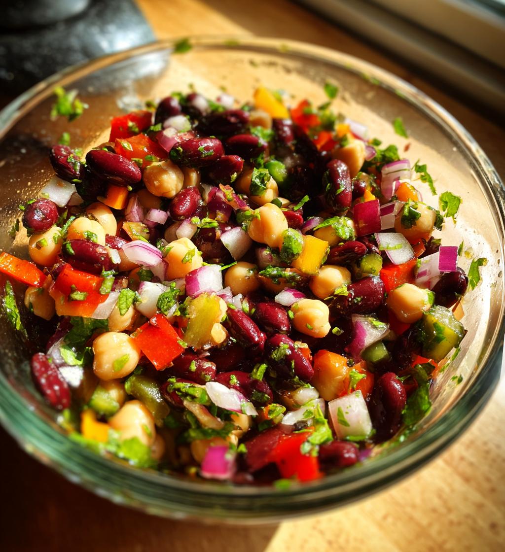High Protein Three Bean Salad - detail 1