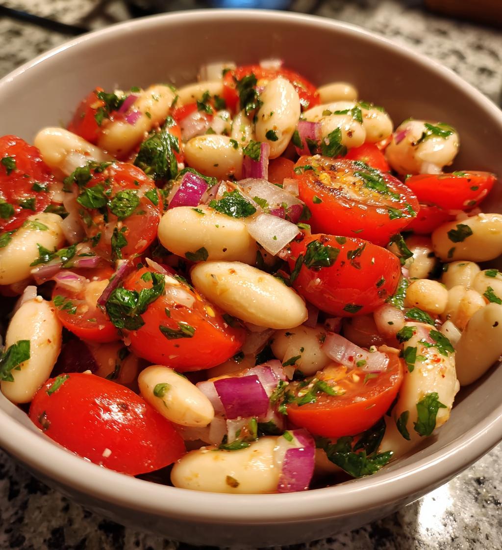 Italian White Bean Salad - detail 1