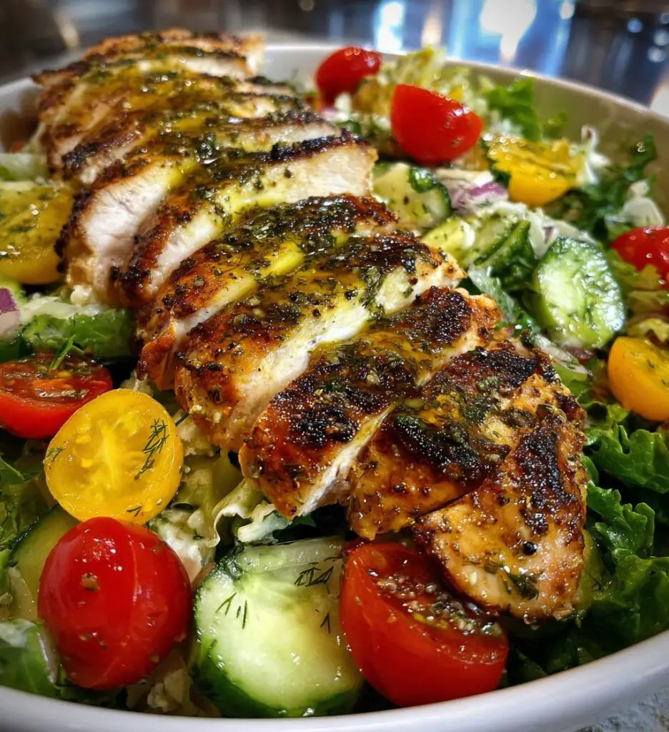 Lemon Dill Chicken Bowls