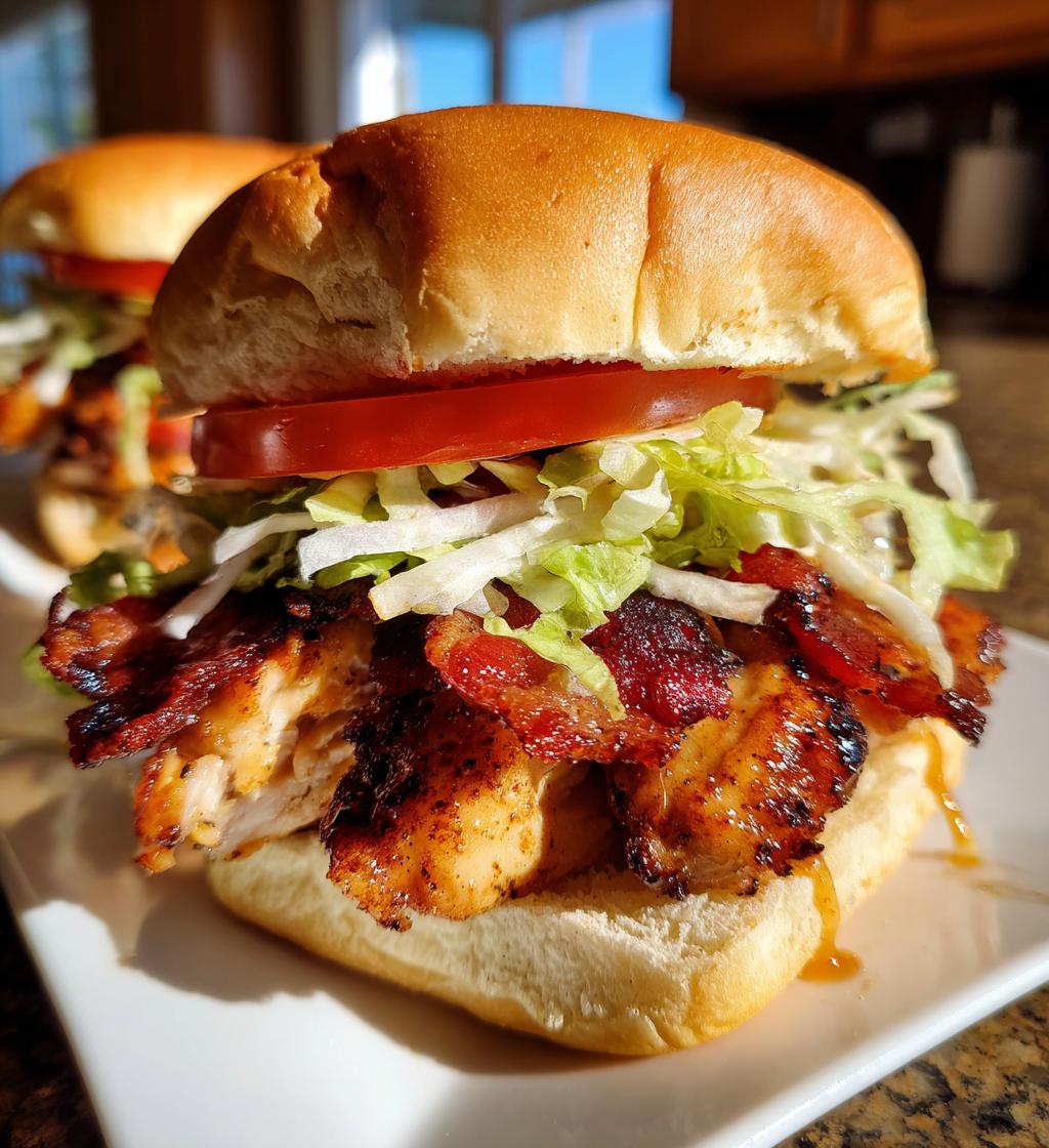 Maple Chicken Bacon Sliders - detail 1