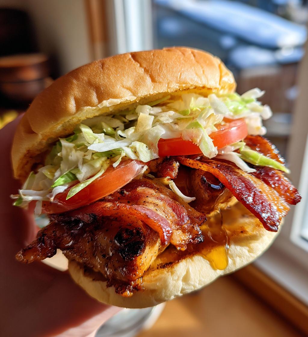 Maple Chicken Bacon Sliders