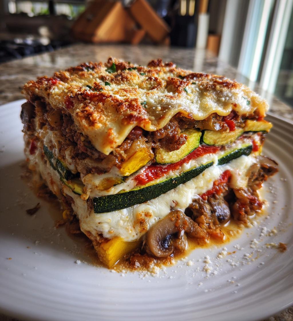 Mediterranean Vegetable Lasagna - detail 1