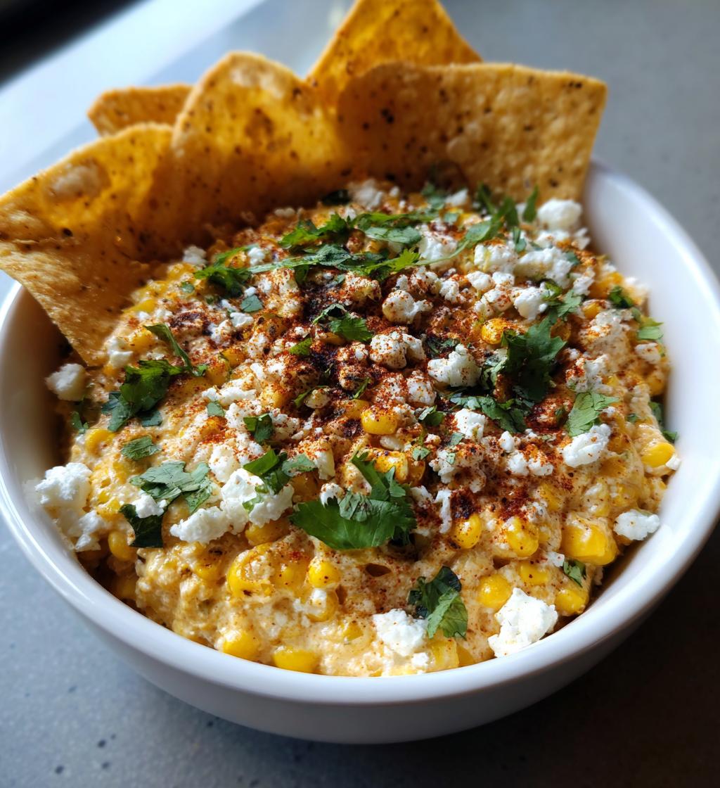 Mexican Street Corn Dip - detail 1