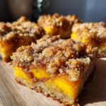 Peach Crumble Bars