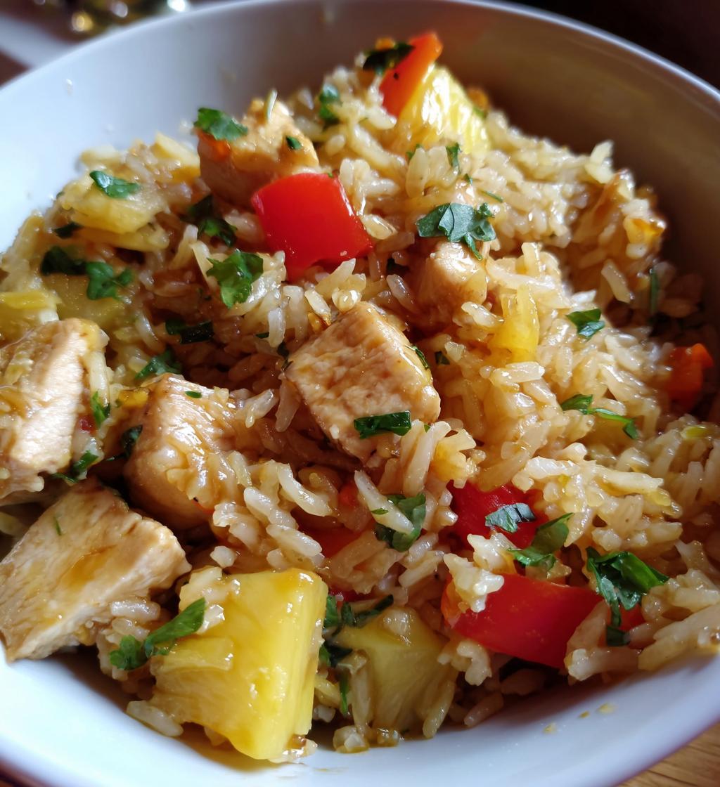 Pineapple Chicken Rice - detail 1