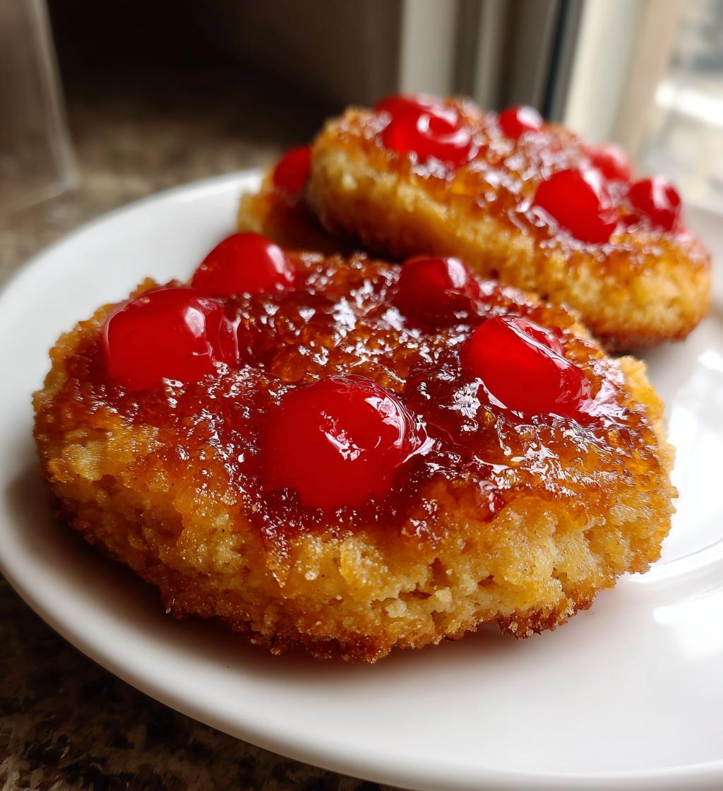 Pineapple Upside Down Sugar Cookies