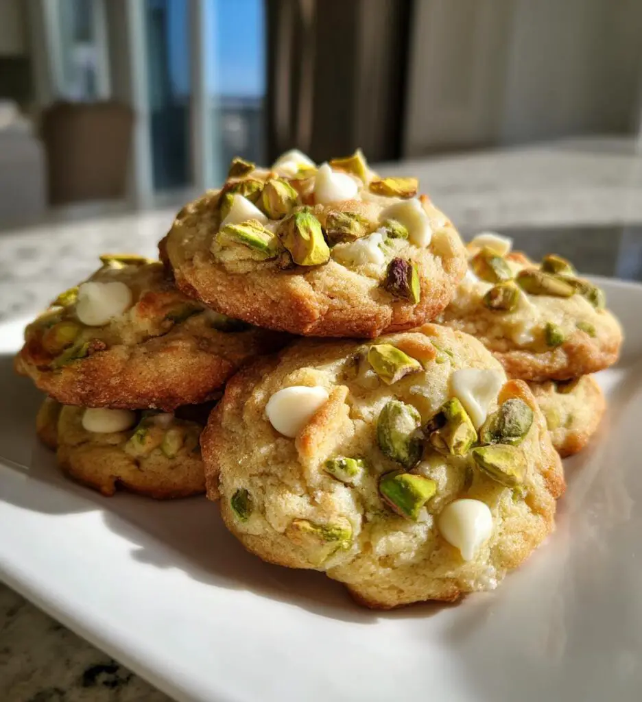 Pistachio Pudding Cookies