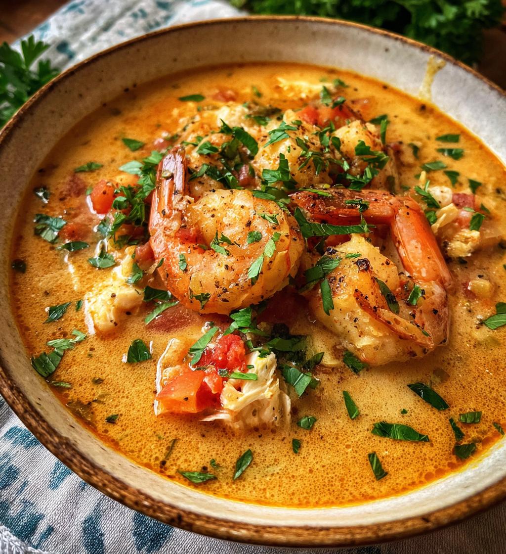 Seafood Bisque - detail 1