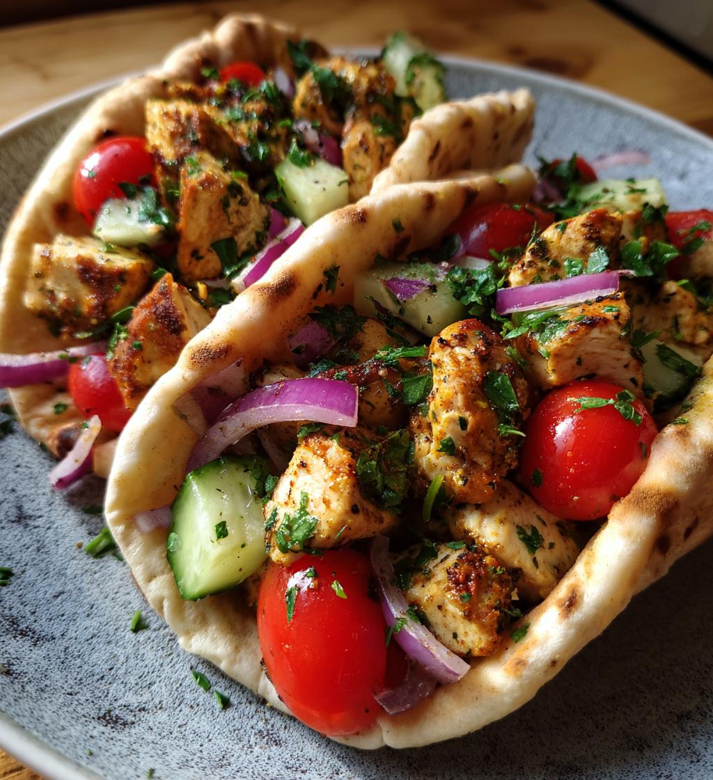 Sheet Pan Chicken Pitas - detail 1