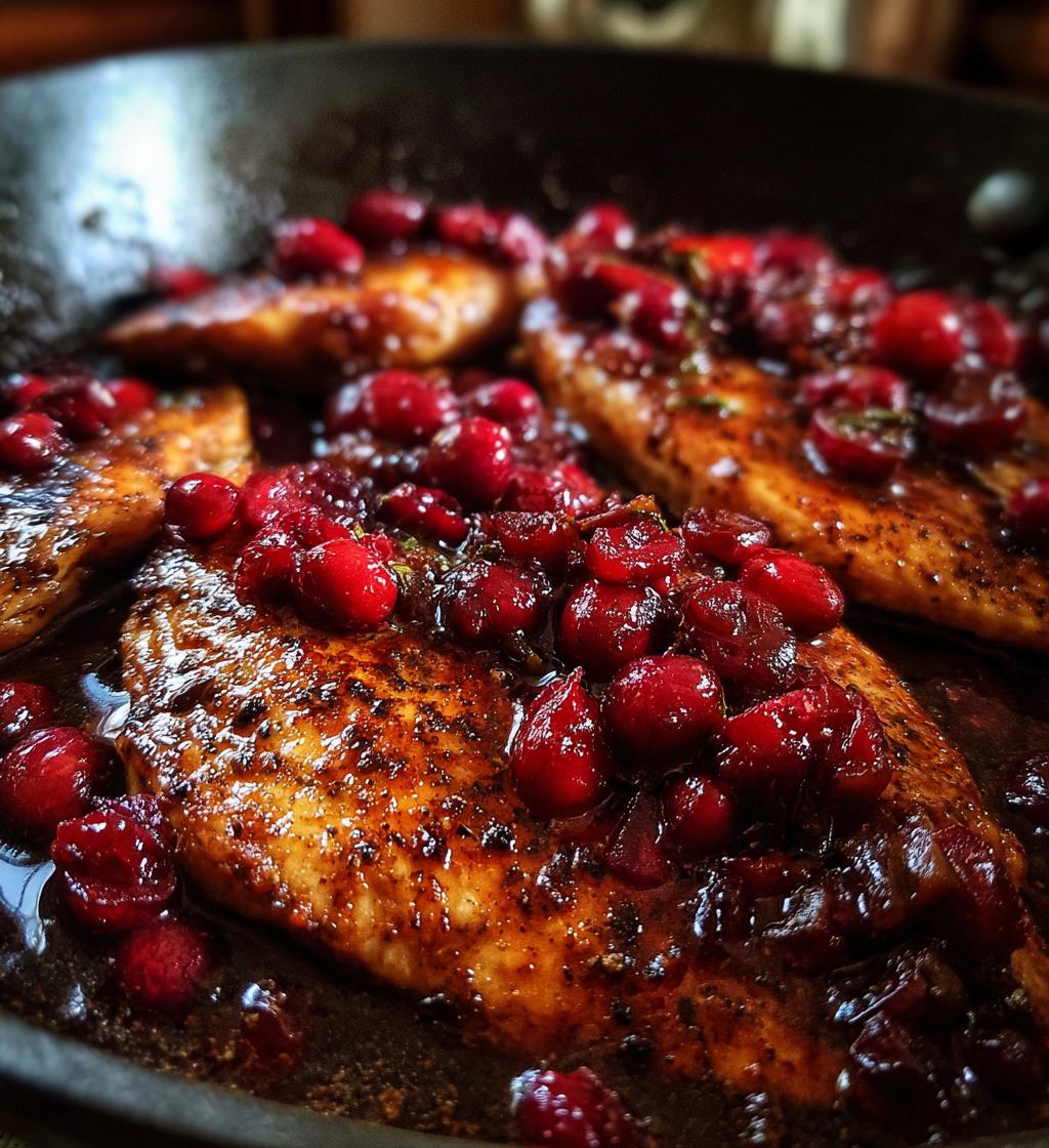 Skillet Cranberry Orange Chicken - detail 1