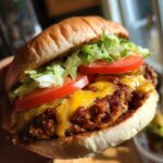 Smoked Cajun Cheeseburgers