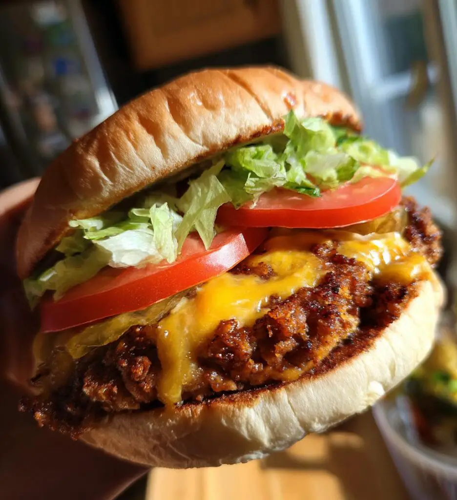 Smoked Cajun Cheeseburgers