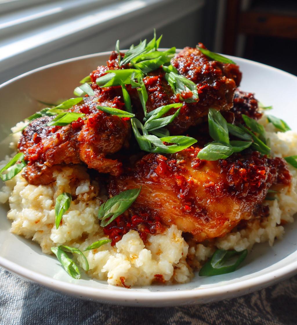 Spicy Maple Chicken with Coconut Rice - detail 1
