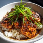 Spicy Maple Chicken with Coconut Rice