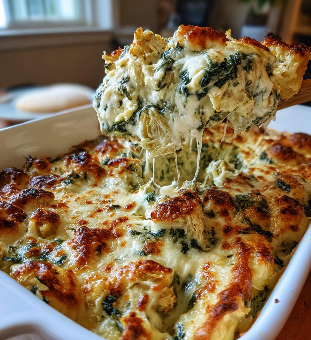 Spinach Artichoke Chicken Casserole - detail 1