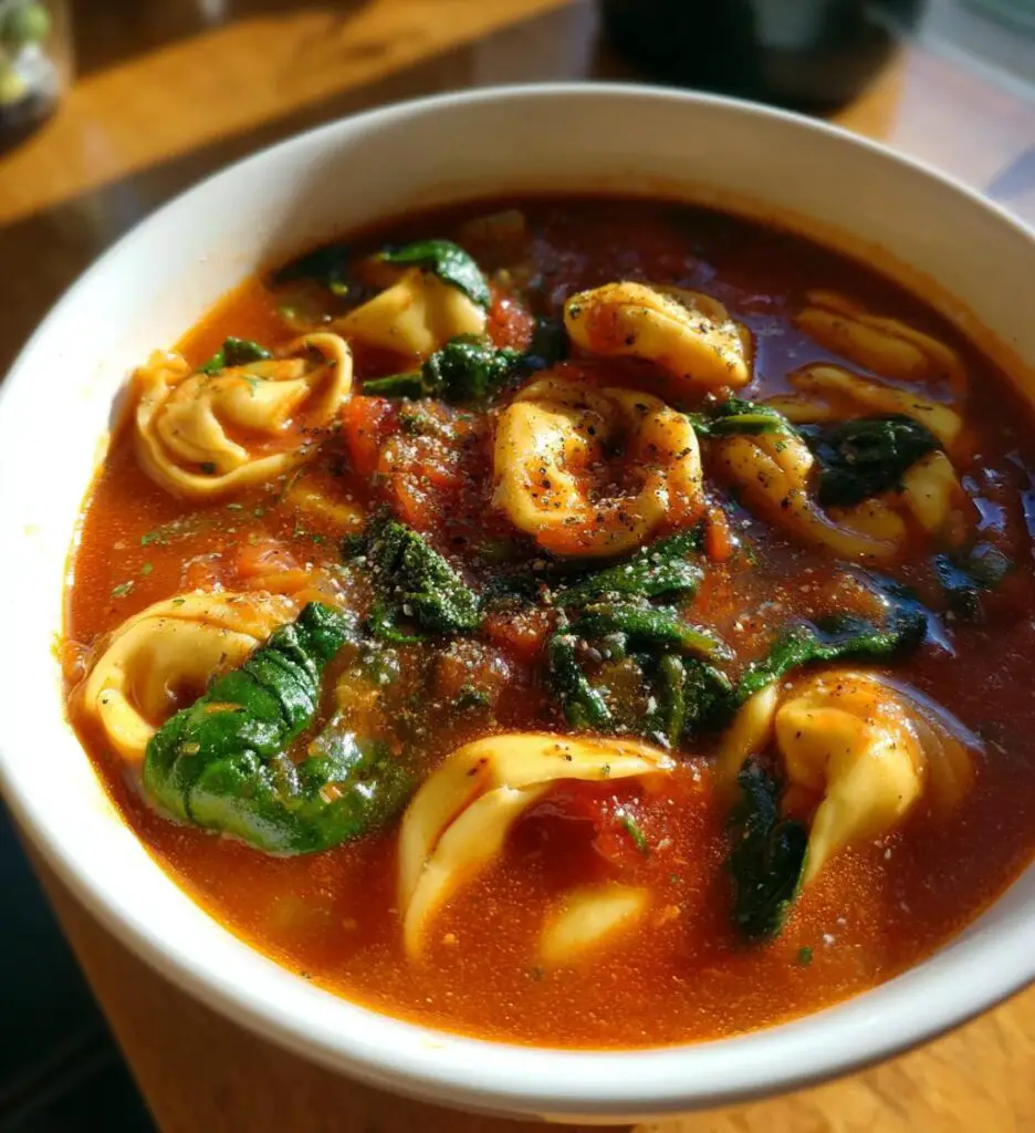 Tomato Tortellini Soup