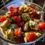 Vegan Tuscan Artichoke Tomato Salad