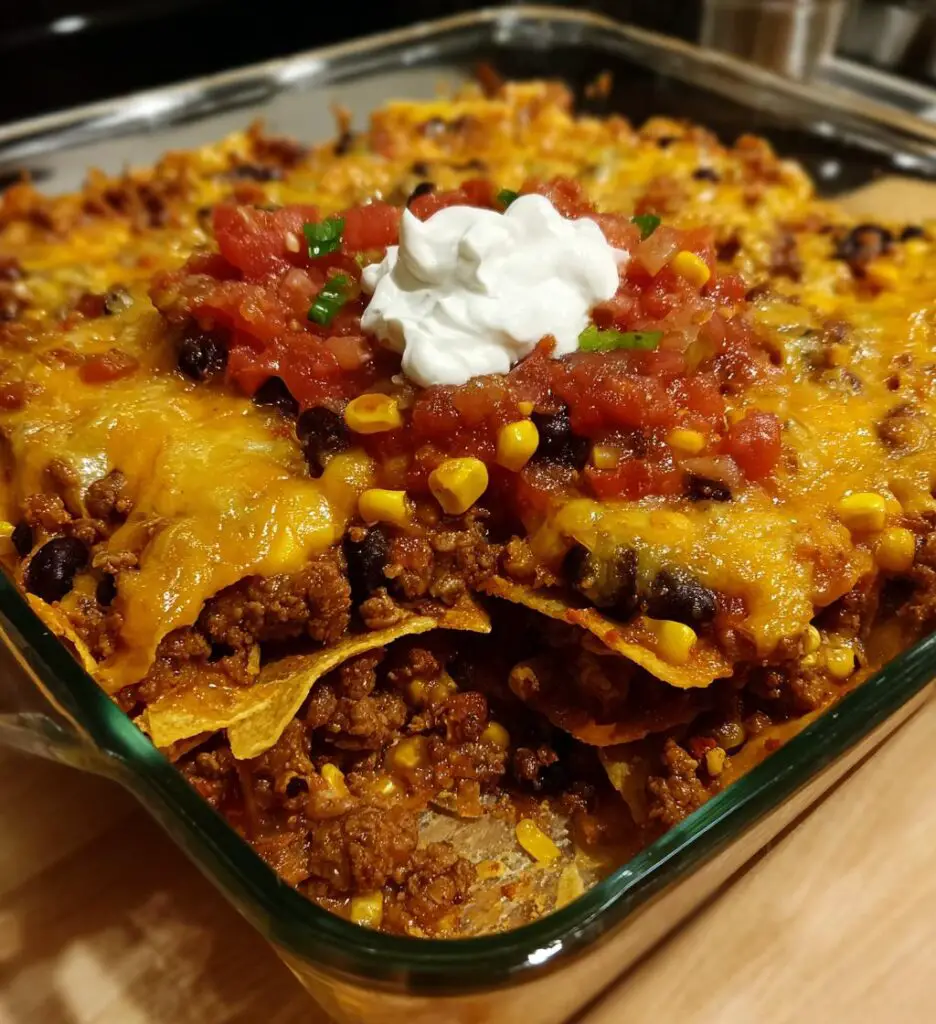 Walking Taco Casserole