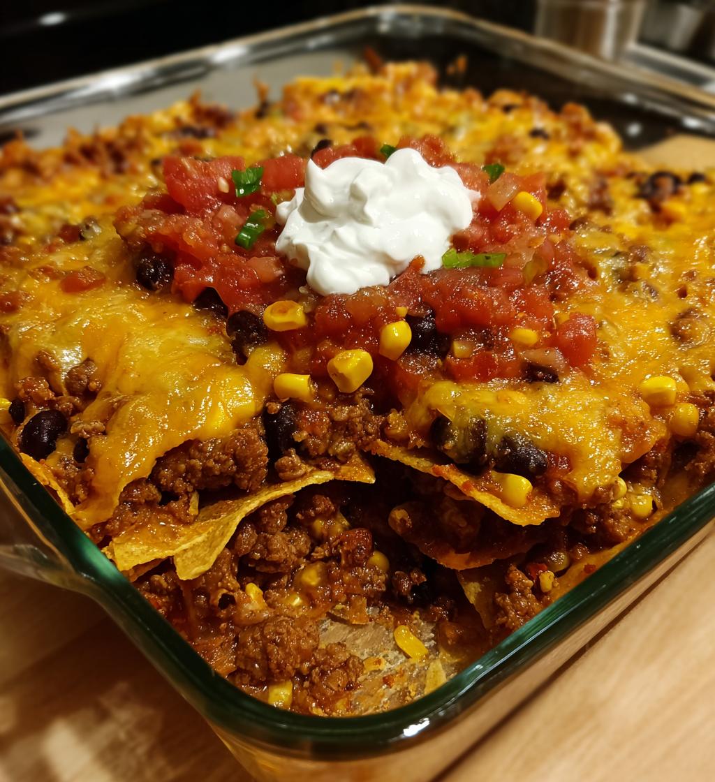 Walking Taco Casserole